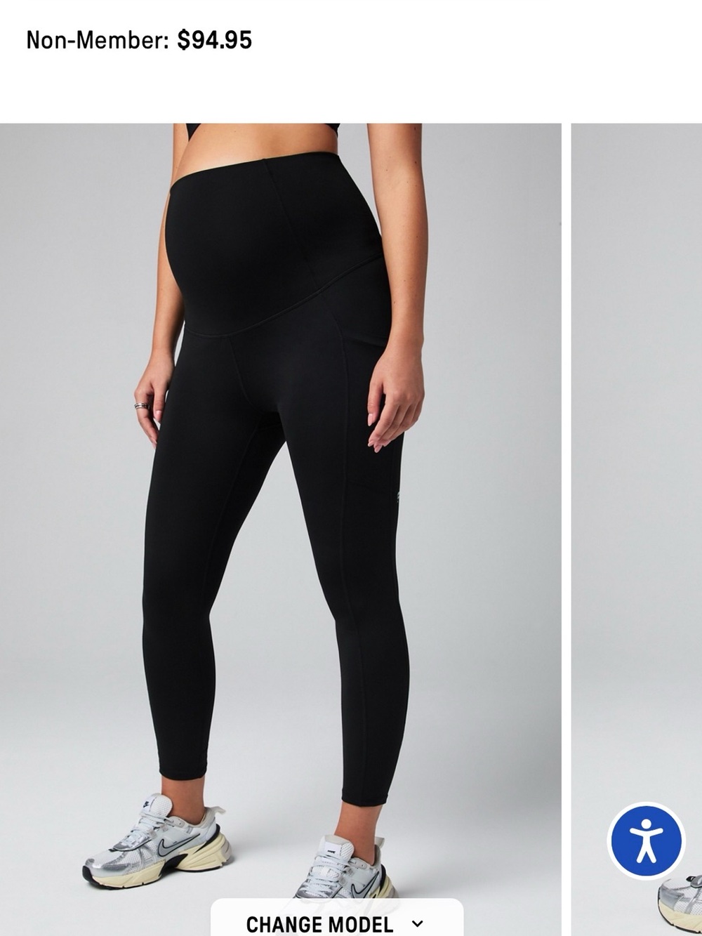 2 pairs of maternity leggings